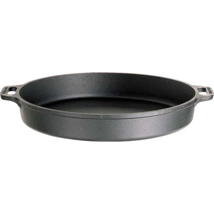 Gusseisenkuss Pfanne aus Gusseisen, Schwarz, Ø 50 cm – Bild 1