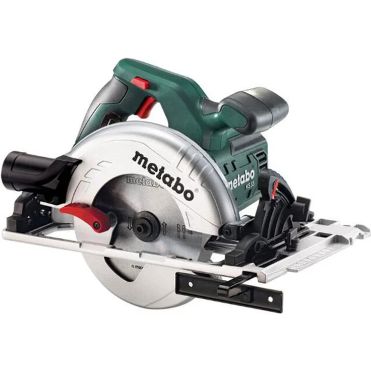 Metabo 6.00855.00 Handkreissäge KS 55 Aktion, 1200 W, 240 V, Schwarz, Grün, Rot, Silber – Bild 1