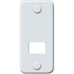 Schellenberg Abdeckplatte Soft-Line 10,5cm weiß