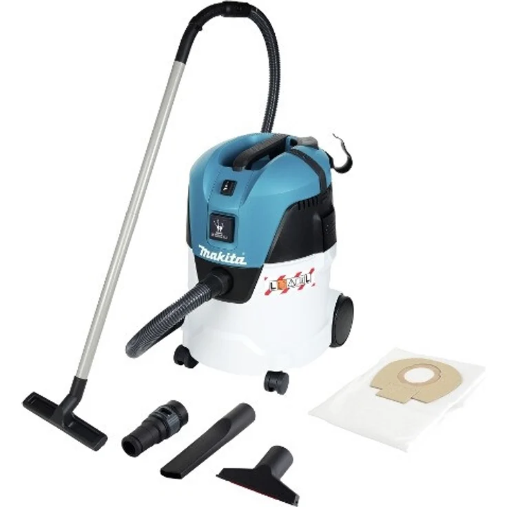 Makita VC2512L Werkstattsauger Beutel 25 Liter 1000 Watt 8 kg geeignet für Hartboden, Außenbereich – Bild 4