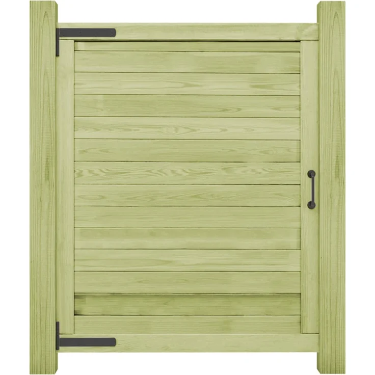 vidaXL Gartentor Imprägniertes Kiefernholz 125 x 100 cm – Bild 1