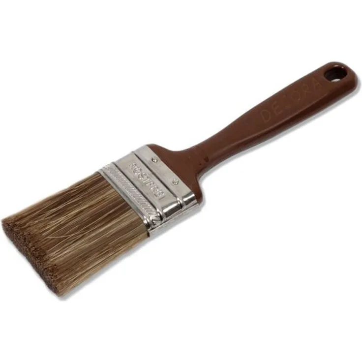 Decora Lasurpinsel 1K (Braun,Edelstahlzwinge,Polymix) - 50830