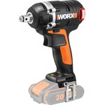 Worx WX279.9 Bürstenloser Akku Schlagschrauber 20V - 300Nm, mit variablem 3-Gang-Getriebe & LED-Licht - ideal für diverse Schraubarbeiten ohne Akku & Ladegerät