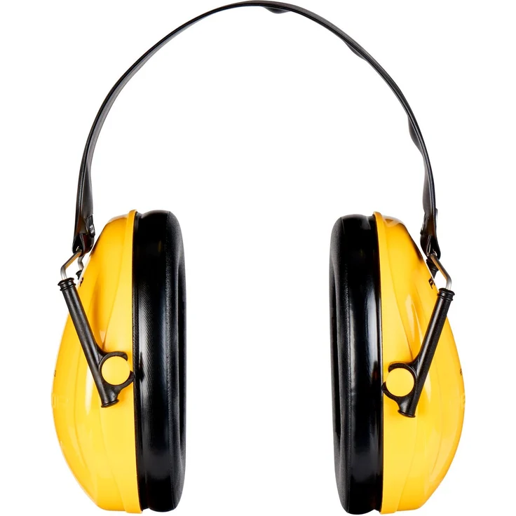 3M Peltor Optime I Kapselgehörschutz mit Faltbügel Optime 1 SNR = 28 dB, 1 Stück, gelb – Bild 1