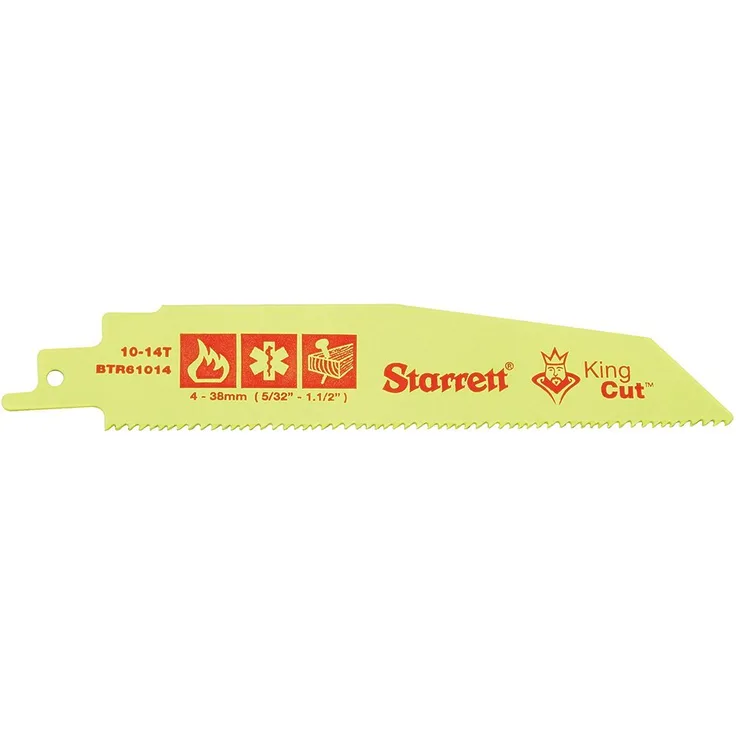 Starrett King Cut Demontage Bi-Metall Säbelsägeblätter, 5 Stück BTR61014-5