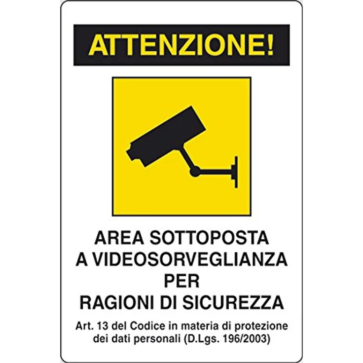 Schild 'Videoüberwachung' – Bild 1