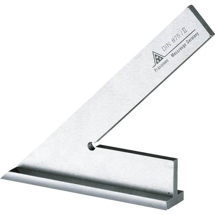 RBM Gehrungswinkel 45 Grad DIN875-2 mit Anschlag, Schenkellänge 150 x 100 mm, 1 Stück Schlosserwinkel