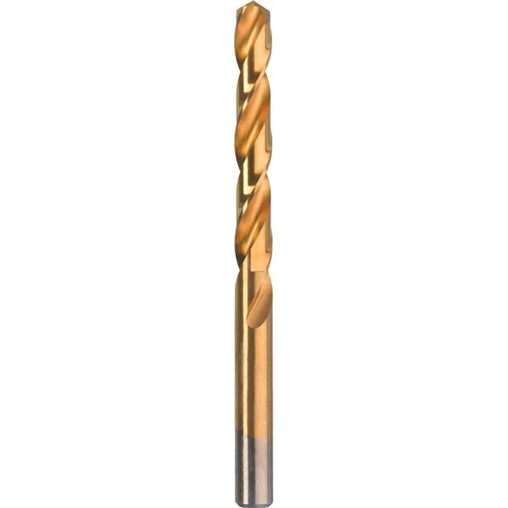 KWB Ø 4 mm Metallbohrer HSS TiN 238640 (HSS Spiralbohrer, Industriequalität, präzisionsgeschliffen, hohe Schnittgeschwindigkeit, DIN 338, Titanbohrer)