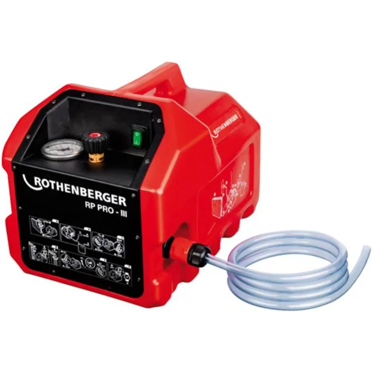 Rothenberger Pruefpumpe RP Pro III Elektrisch bis 40 bar, 1 Stück, 61185