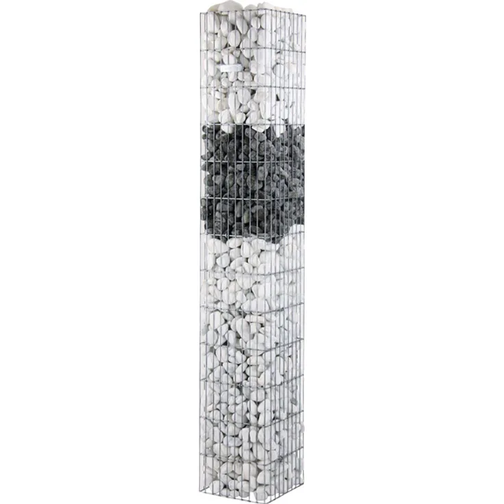 Gabionenstele Pronto, BxHxL: 30 x 195 x 30 cm, Stahl