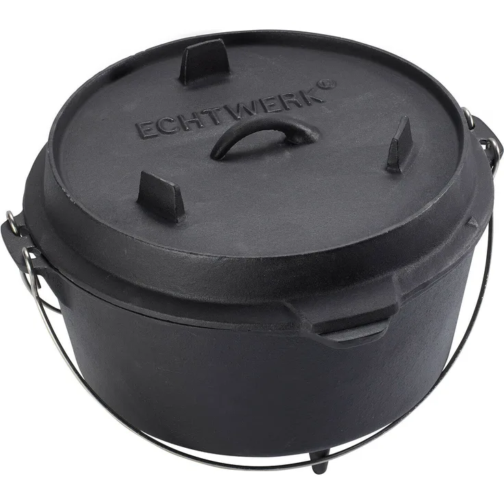 Echtwerk Gusseisen Dutch Oven 8 Liter Feuertopf