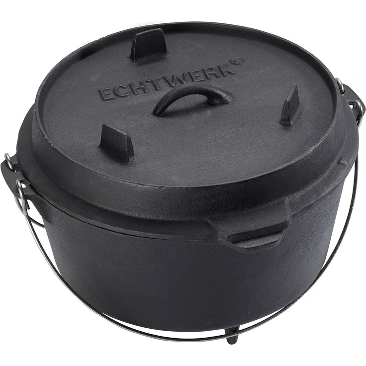 Echtwerk Gusseisen Dutch Oven 8 Liter Feuertopf