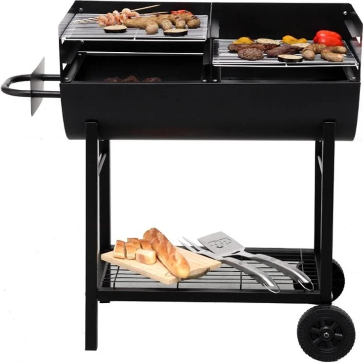 Tepro Holzkohlengrill Detroit, Schwarz – Bild 5