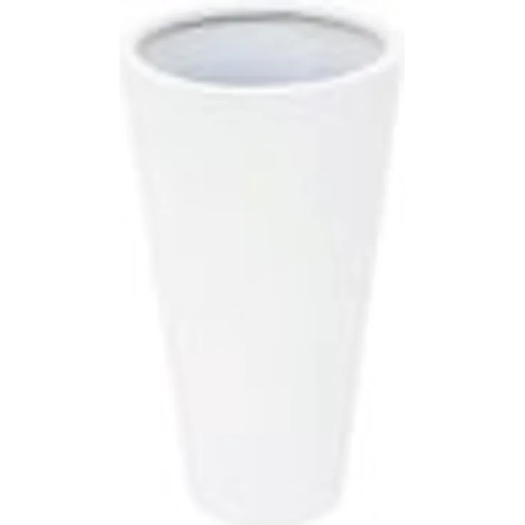 EUROPALMS 83011857 Leichtsin Elegance-69-Vaso, Hochglanzweiß, Mehrfarbig, One Size