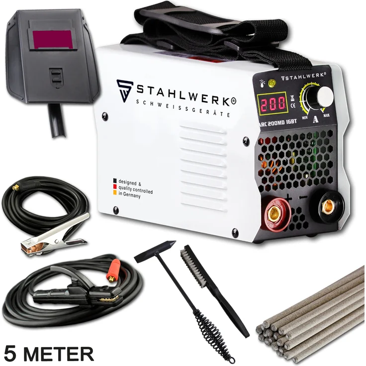 STAHLWERK ARC 200 MD IGBT - Schweißgerät DC MMA/E-Hand Welder mit 200 Ampere – Bild 1