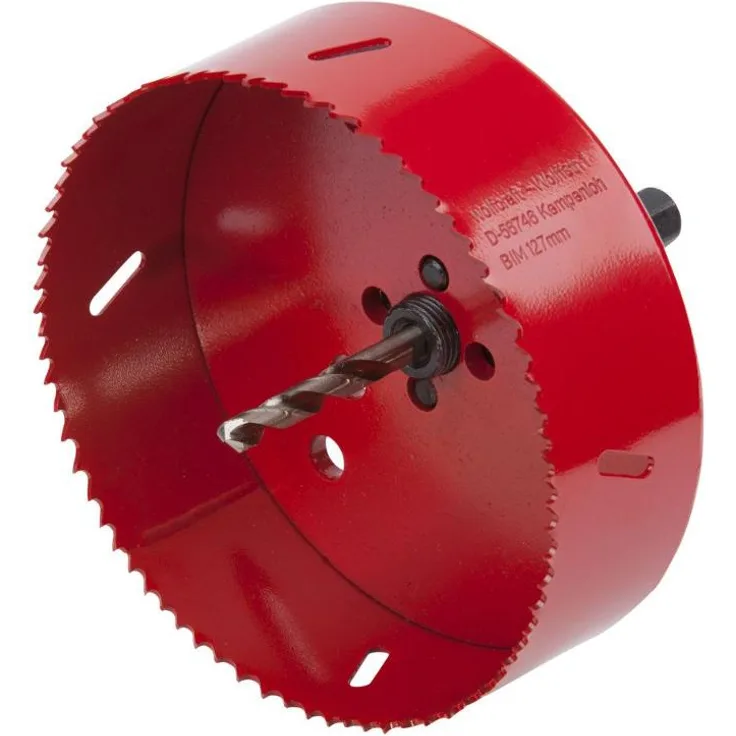 Wolfcraft 1 Lochsäge BiM Durchmesser 127 mm inklusive Schaft und Bohrer, 5495000 - Preisvergleich