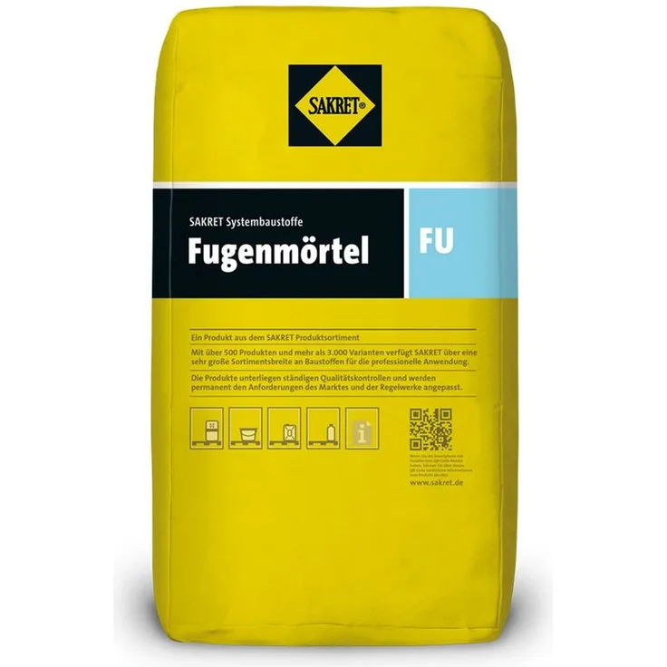 Fugenmörtel FU 44 dunkelgrau, 25 kg Sakret