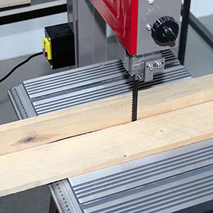 Einhell Bandsäge TC-SB 305 U (750W, 370-800 m-min Sägebandgeschw., 170mm Schnitth., neigbarer Sägetisch, Parallel- und Winkelanschlag, Untergestell) – Bild 3