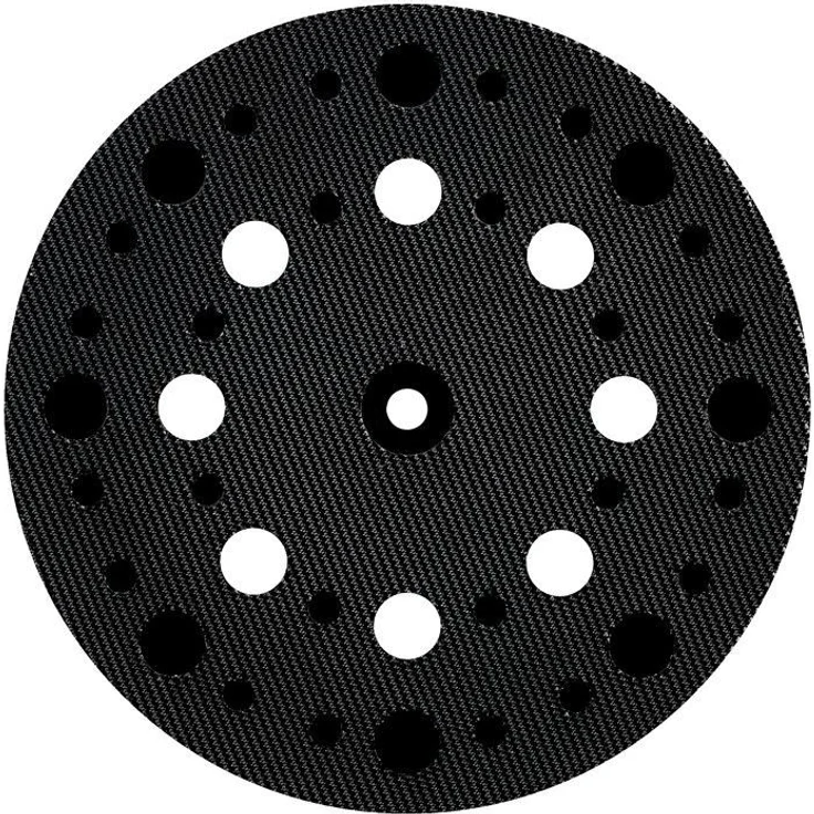 Metabo Schleifteller 125 mm, ''multi-hole'', mittelharte Ausführung, mit Kletthaftung, für SXE 425 TurboTec, SXE 3125 - 630261000 - Preisvergleich – Bild 1