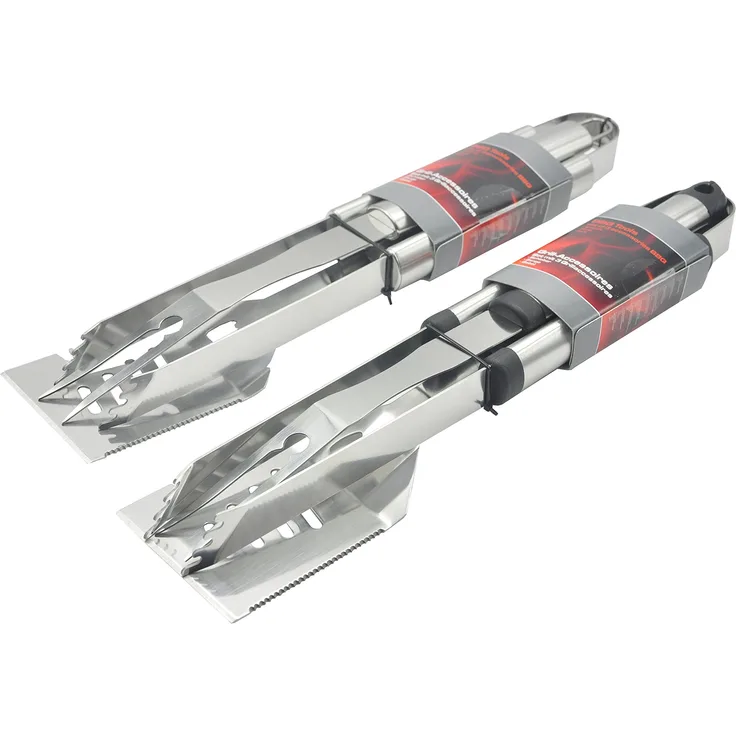 BBQ Collection Grillbesteckset Grillwerkzeug, Metall, 3 Stück, silber