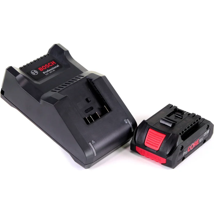 Bosch Professional Starter Set GAL 18V-40 Ladegerät + 1 x 4 Ah ProCORE Schiebe-Werkzeugakku 18 V (1600A01U7U) Li-Ion – Bild 3