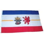 Flaggenking Mecklenburg-Vorpommern Flagge-Fahne, mehrfarbig, 150 x 90 x 1 cm, 16992