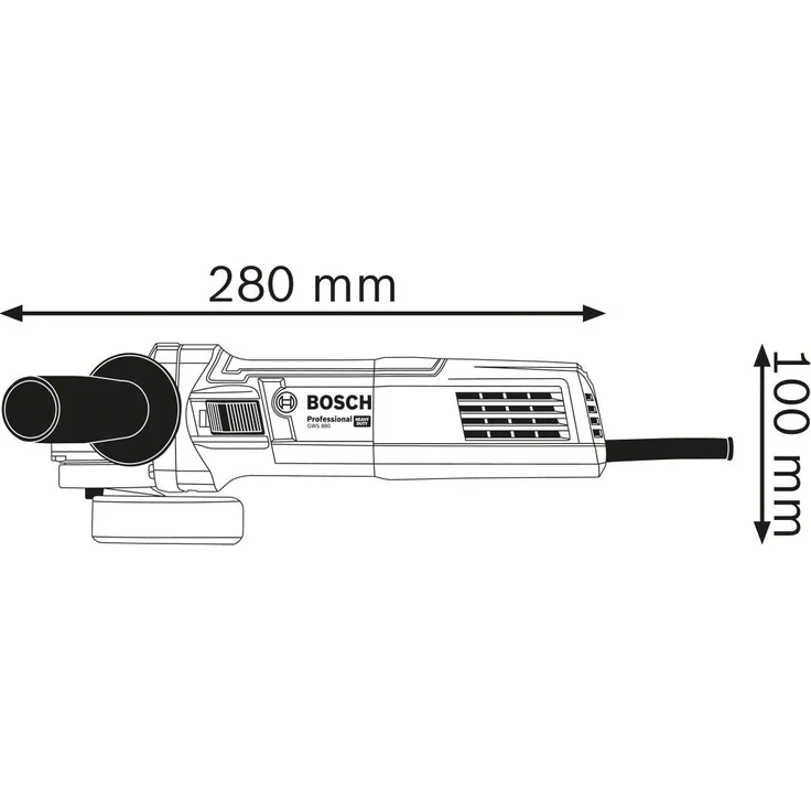 Bosch Professional Winkelschleifer GWS 880 (880 Watt, Scheiben-Durchmesser 125 mm, Leerlaufdrehzahl: 11.000 min-1, im Karton) – Bild 5