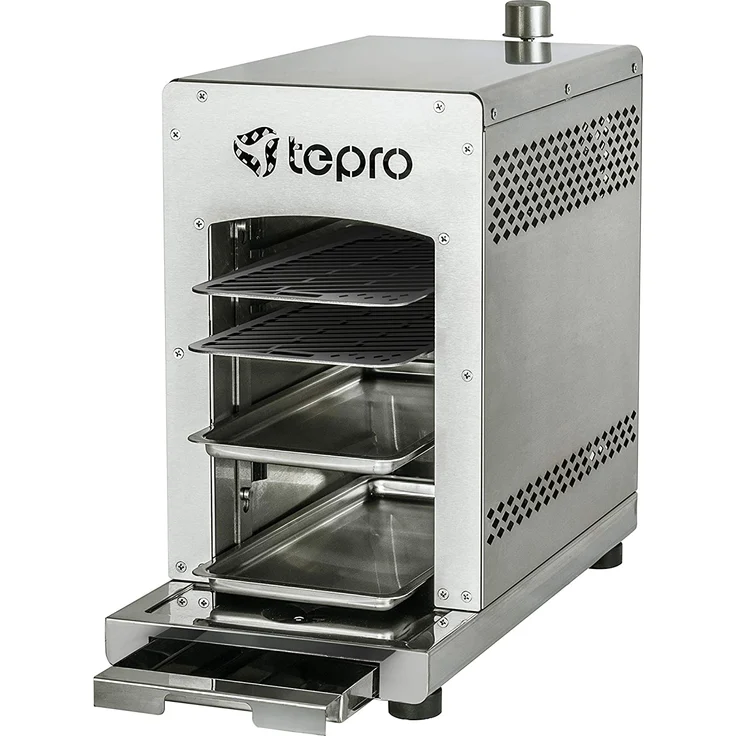 Tepro 3184 Toronto Steakgrill Oberhitze Gasgrill 800°C, Maße 40,5 x 23 x 56 cm – Bild 1