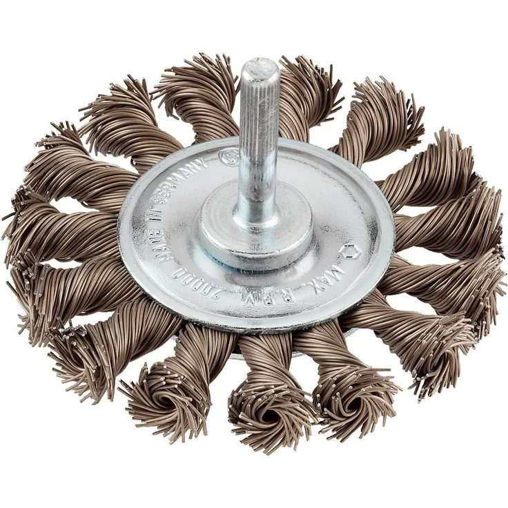 KWB 6030-30 Scheibenbürste, extra stark, HSS Stahldraht, gezopft