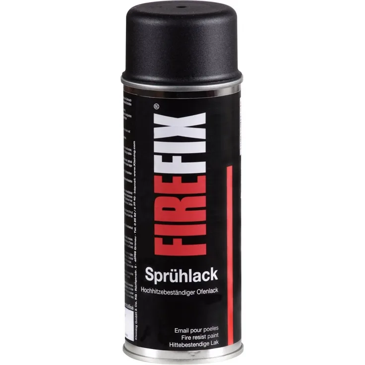 FireFix Senotherm Ofenspray schwarz 400 ml, Sprühdose