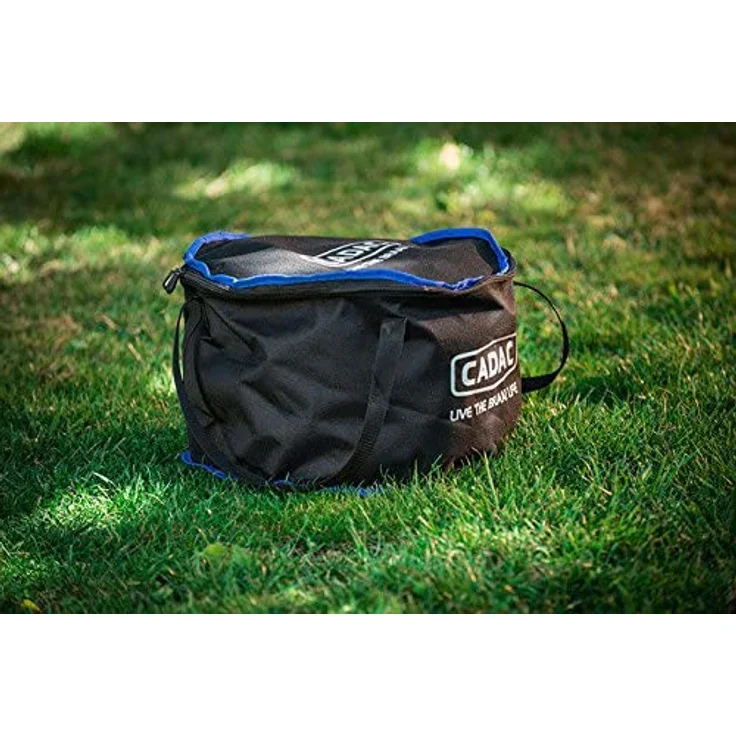 CADAC 2 HP Safari Chef Gasgrill klein, Piezozündung, 22 x 38,8 x 22 cm, mit Transporttasche, mit Grillrost – Bild 4