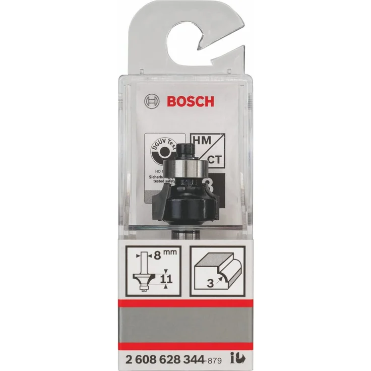 Bosch Professional Abrundfräser Standard for Wood (für Holz, Radius 12 mm, Arbeitslänge 19 mm, Zubehör Handfräse) – Bild 4