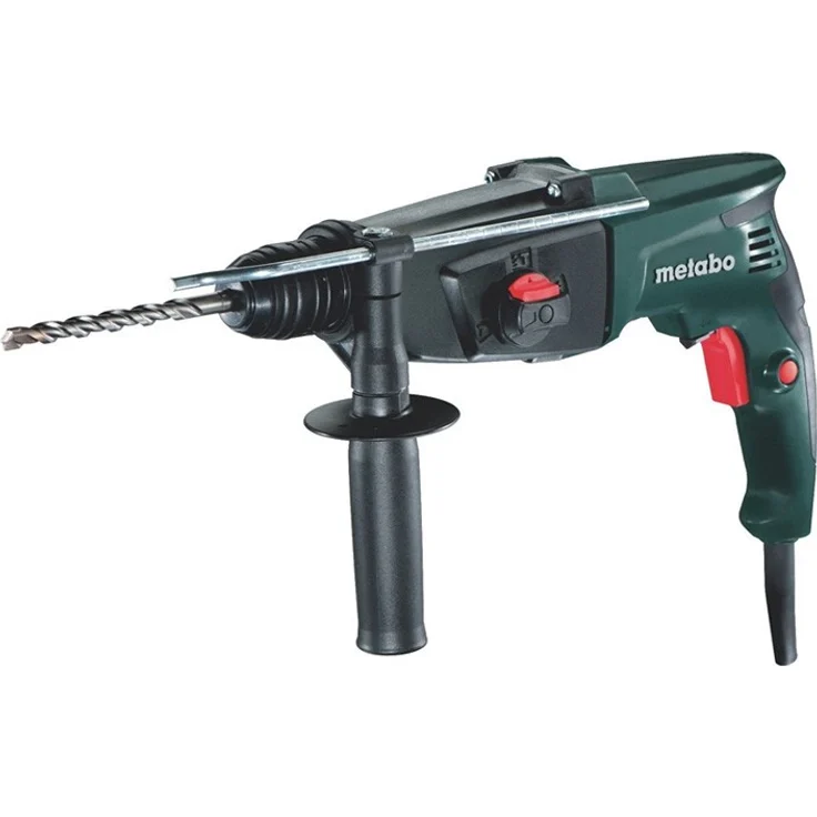 Metabo Kombi-Hammer KHE 2444 SDS-Plus Werkzeugaufnahme, 2,3 Joule, 800 Watt Leistung, mit Tiefenanschlag, Zusatzhandgriff und Transportkoffer - 60615400 – Bild 1