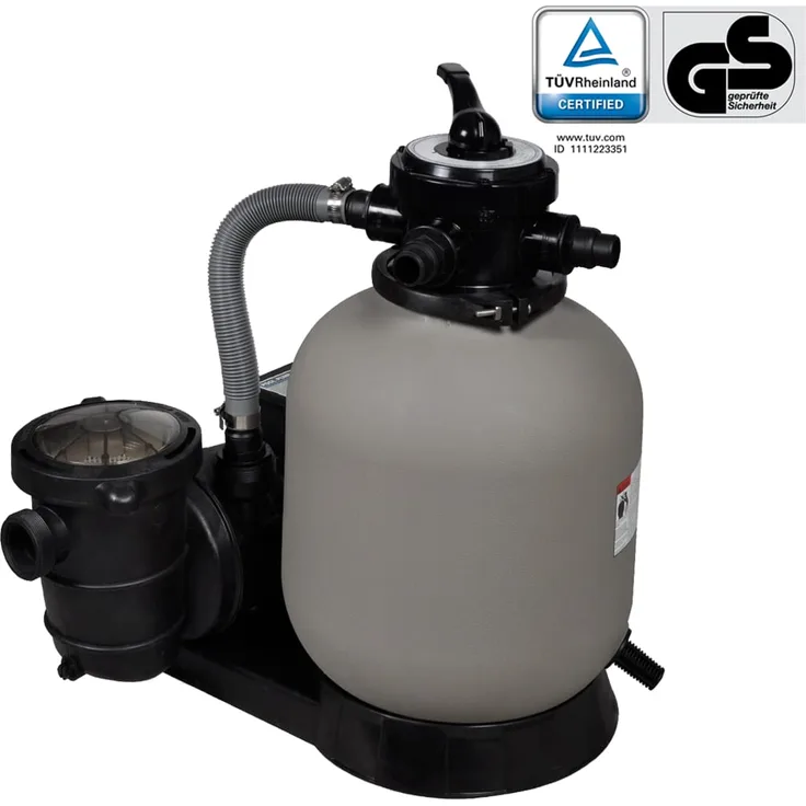 vidaXL Sandfilterpumpe 600 W 17.000 L/h