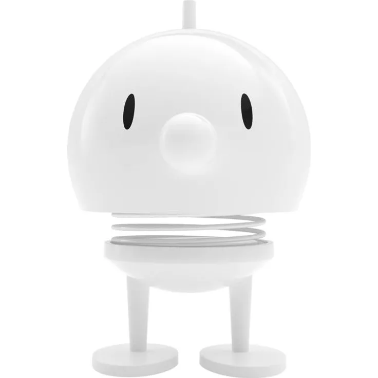 Hoptimist Junior Bimble, Wackelfigur, Wackel Figur, Dekoidee, Plastik, Weiß, Ø 7.5 cm, 2014-10