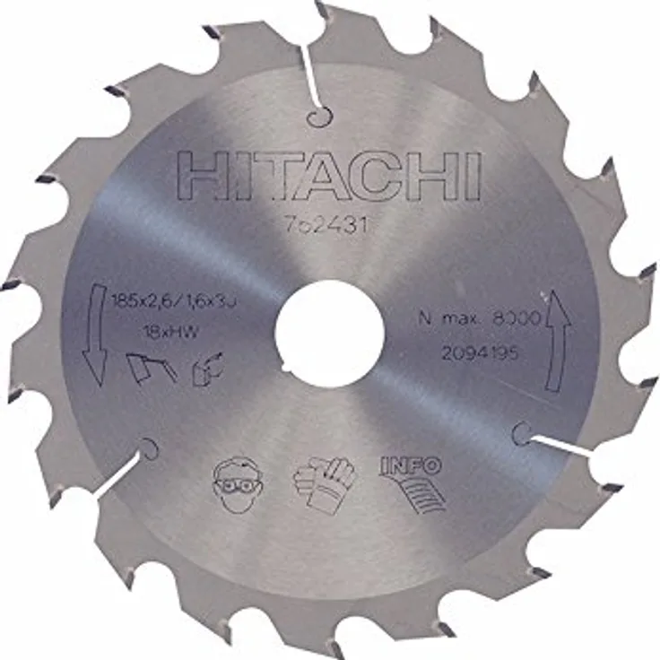Hitachi HM-Sägeblatt 185x30 Z18