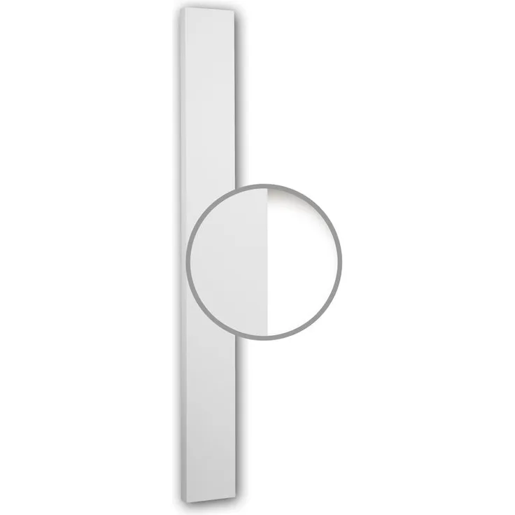 Pilaster Schaft 422202 Fassadenelement Pilaster Außenstuck Ionischer Stil weiß