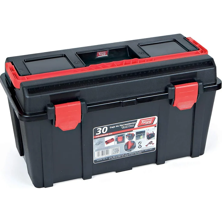 Werkzeugkoffer mit herausnehmbarer Sortierschale - HxBxT 445 x 235 x 230 mm - Koffer und Transportboxen transport boxes cases – Bild 1