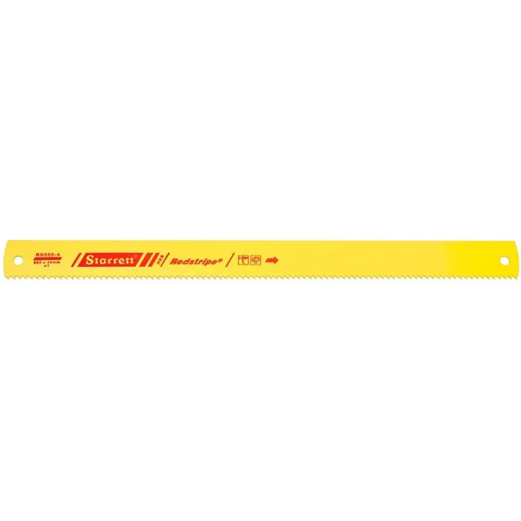 Starrett RS550–4 Handytasche Redstripe massiv High Speed Steel Power Bügelsäge Blade, 0,2 cm Dick, 4 TPI, 55,9 cm Länge x 1–3-10,2 cm Breite