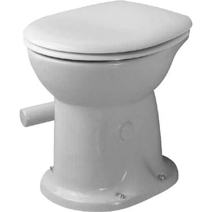Duravit Stand-WC DURAPLUS trocken, für Klappenverschluss, 350 x 470 mm weiß