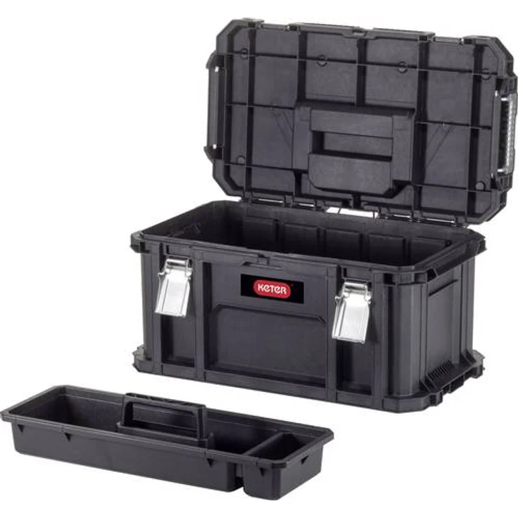Keter Connect Tool Werkzeugkasten schwarz-rot – Bild 1