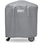 Weber 7177 Grillabdeckung, für Q-1000-2000 mit Rollwagen-Stand, grau