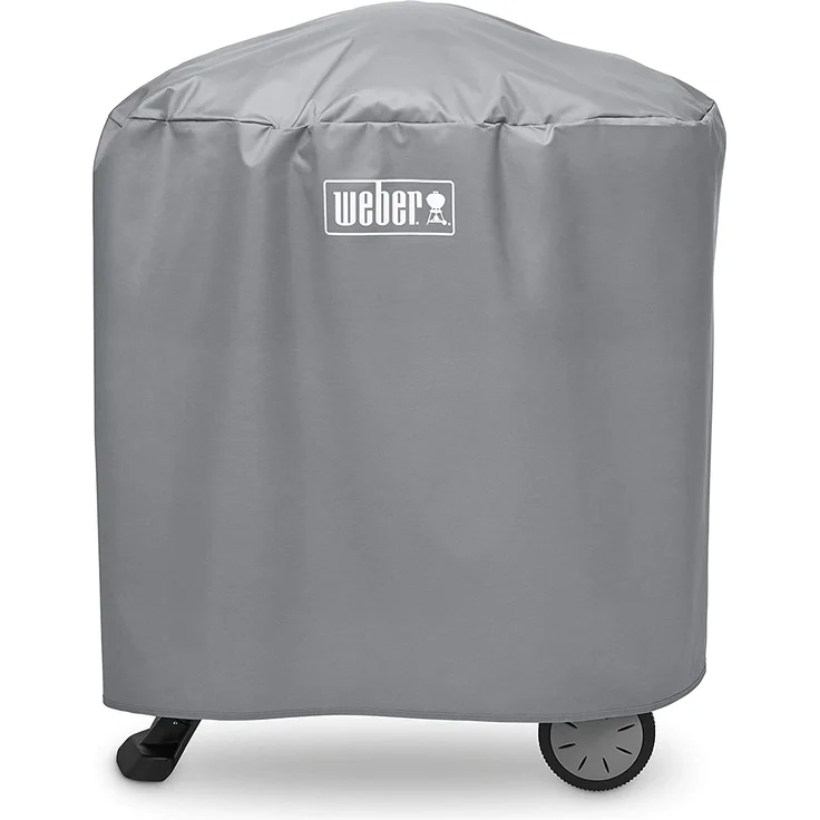 Weber 7177 Grillabdeckung, für Q-1000-2000 mit Rollwagen-Stand, grau – Bild 1