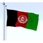 Shatchi Afganische Flagge für Cricket-Weltmeisterschaft, 150 x 90 cm