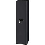 BURG-WÄCHTER Waffenschrank, Ranger N5 S, Sicherheits-Doppelbartschloss SecuSafe, Widerstandsgrad 0, Vorgerichtet für bis zu 5 Langwaffen und zugehöriger Munition, Schwarz