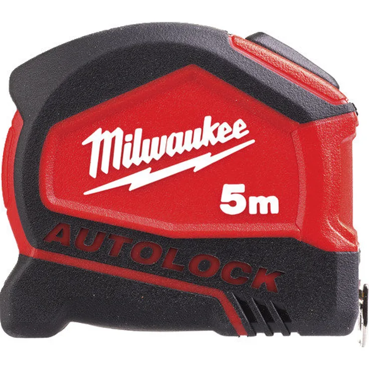 Milwaukee 4932464663 932464663 Autolock-Maßband, 5 m (Breite 25 mm) (nur metrisch)