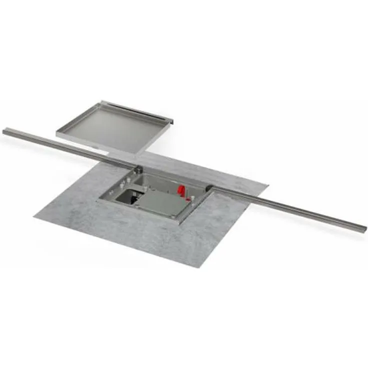 JUNG PUMPEN - JUNG PUMPEN Plancofix Line JP50177 Bodenablaufpumpe für ebenerdige Duschen Einbaut. 9cm mit kürzbarer Rinne
