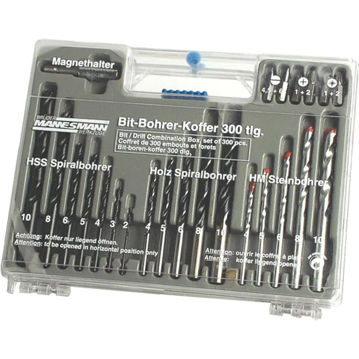 Brüder Mannesmann Bit-,Bohrer- und Dübelsatz