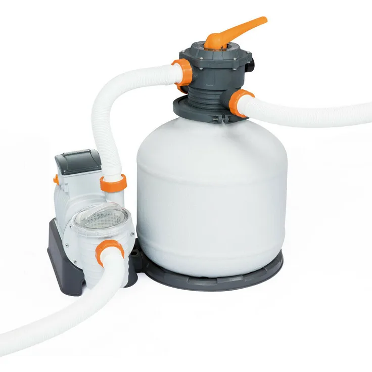 Bestway Flowclear Sandfilteranlage Sandfilterpumpe Schwimmbad 11.355 l-h 58486