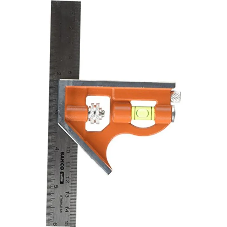 Bahco KOMBINATIONSWINKEL 150MM METRISCH+ZOLL, MARKIERT 4 5° U. 90° (CS150)